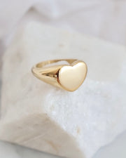 Heart Signet Ring