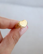 Heart Signet Ring