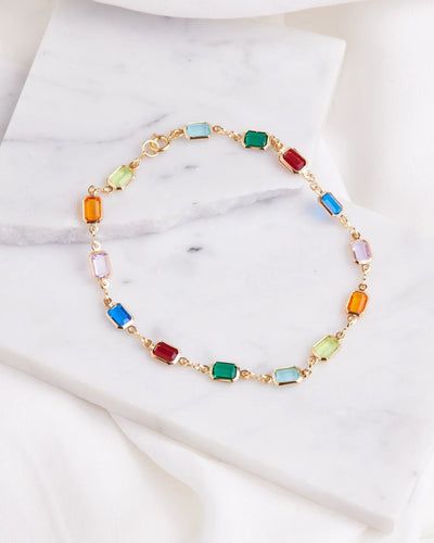 Gem Linked Bracelet