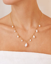 Mixed Pearl Necklace