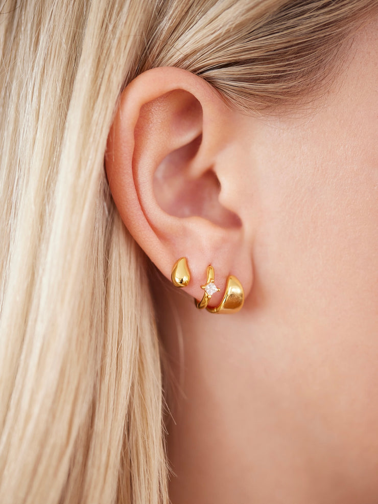 Teardrop Studs