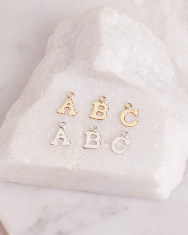 Add Alphabet Letter Charm