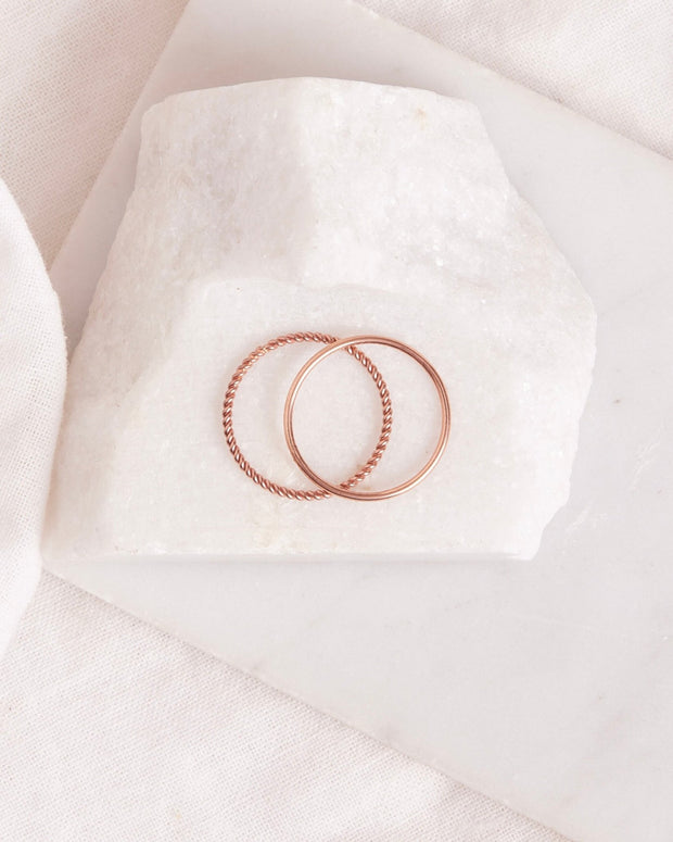 Twin Stacking Ring Set