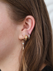 Mixed Metal Hoops