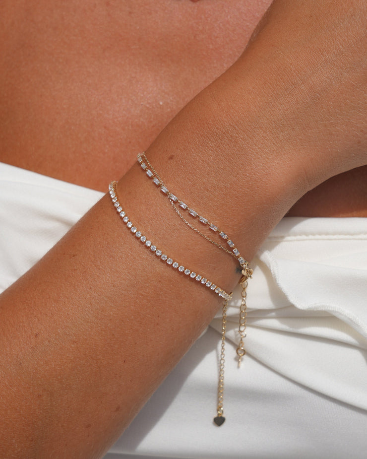 Round Cut Tennis Bracelet